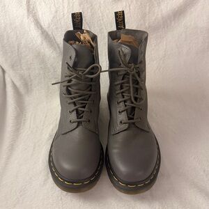 Dr. Martens 1460 Pascal Gray Combat Boots